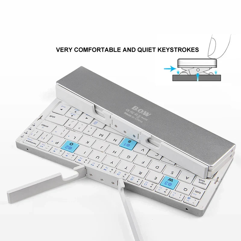 Compact Multi-Device Wireless Keyboard