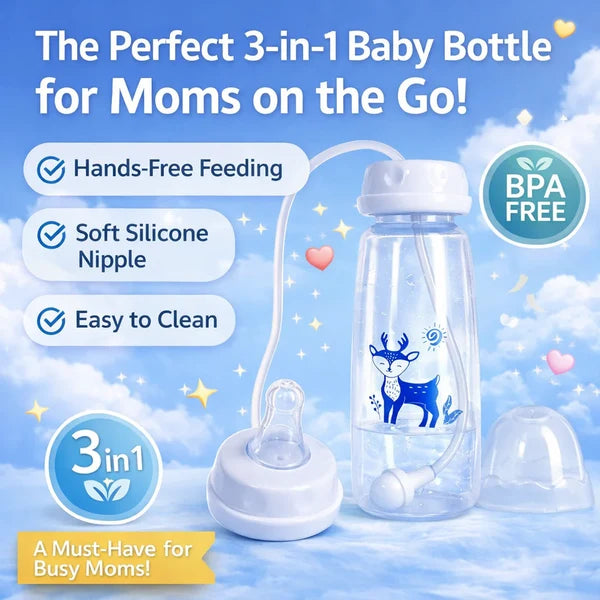 Portable Breast Milk Feeding Bottle