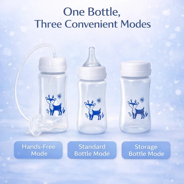 Portable Breast Milk Feeding Bottle