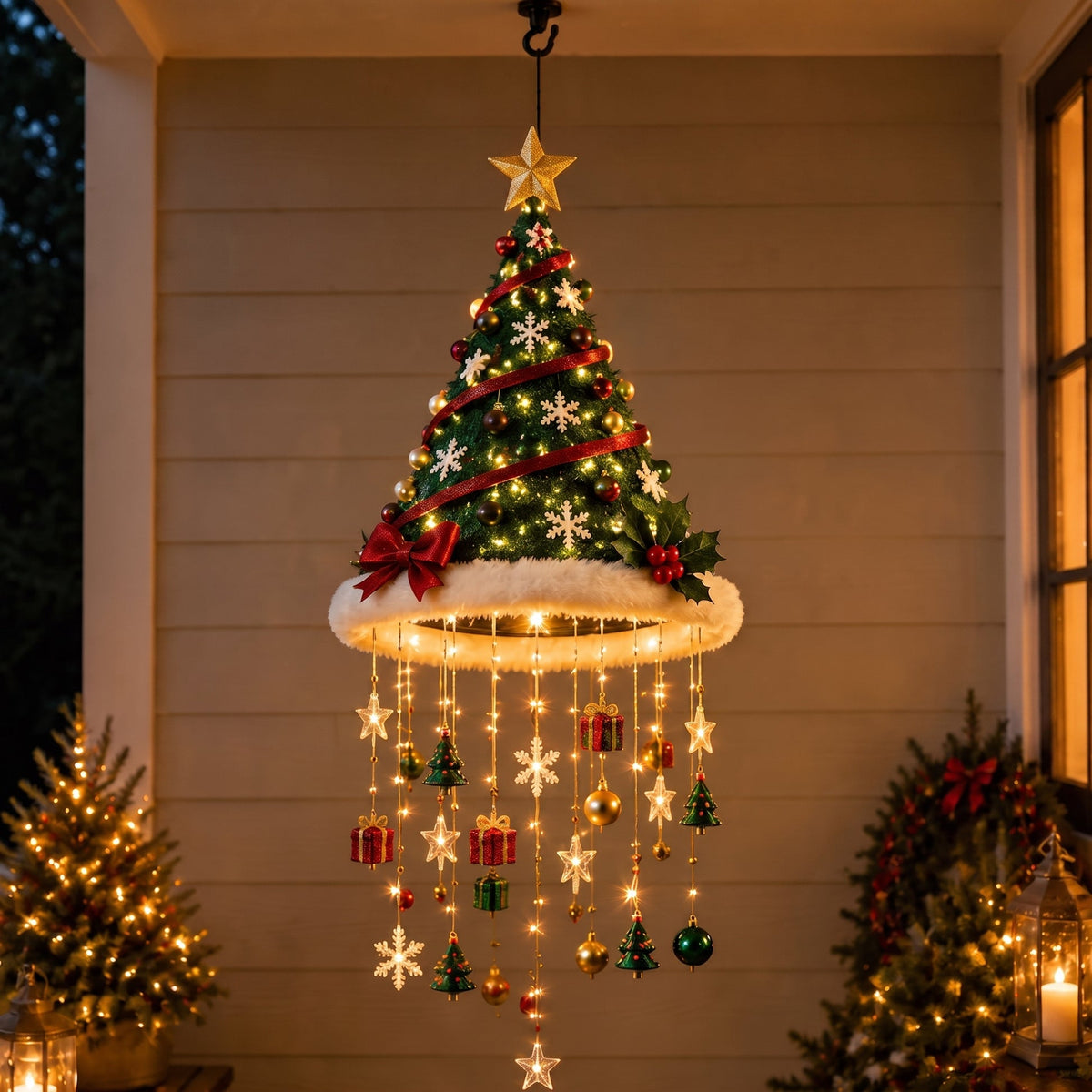 Christmas Bell Hanging LED Lamp