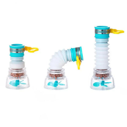 AquaTwist: Rotating Washable Faucet Filter