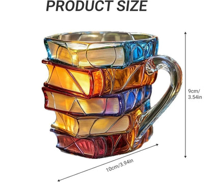 3D Painted Book Mug