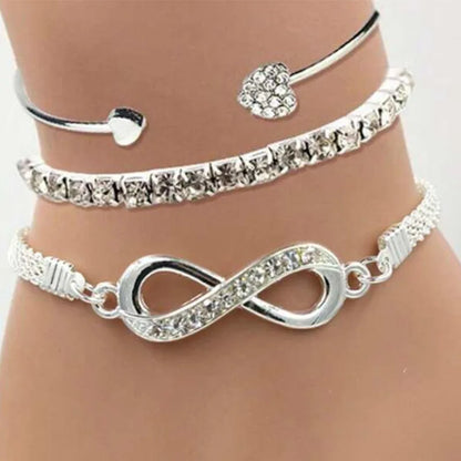 Crystal Heart Bracelet