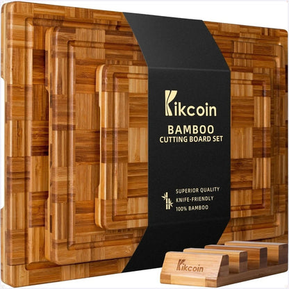 Bamboo Cutting Boards, (Set of 3)