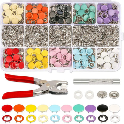 Metal Buttons Solid Plier Tool (100 set)
