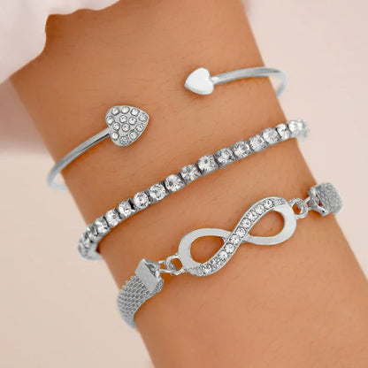Crystal Heart Bracelet