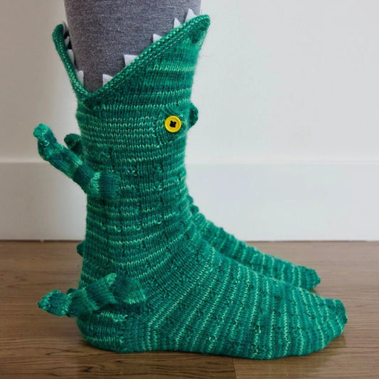 CROCODILE KNIT SOCKS