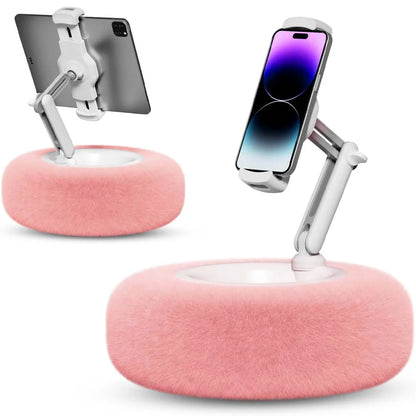 Plush Pillow Mobile Phone Tablet Holder