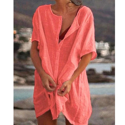 Retro Summer Cotton Dress