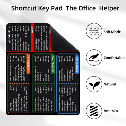 Shortcuts Mouse Pad