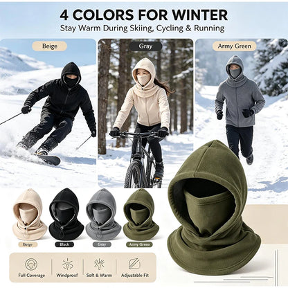 3-in-1 Winter Thermal Hood