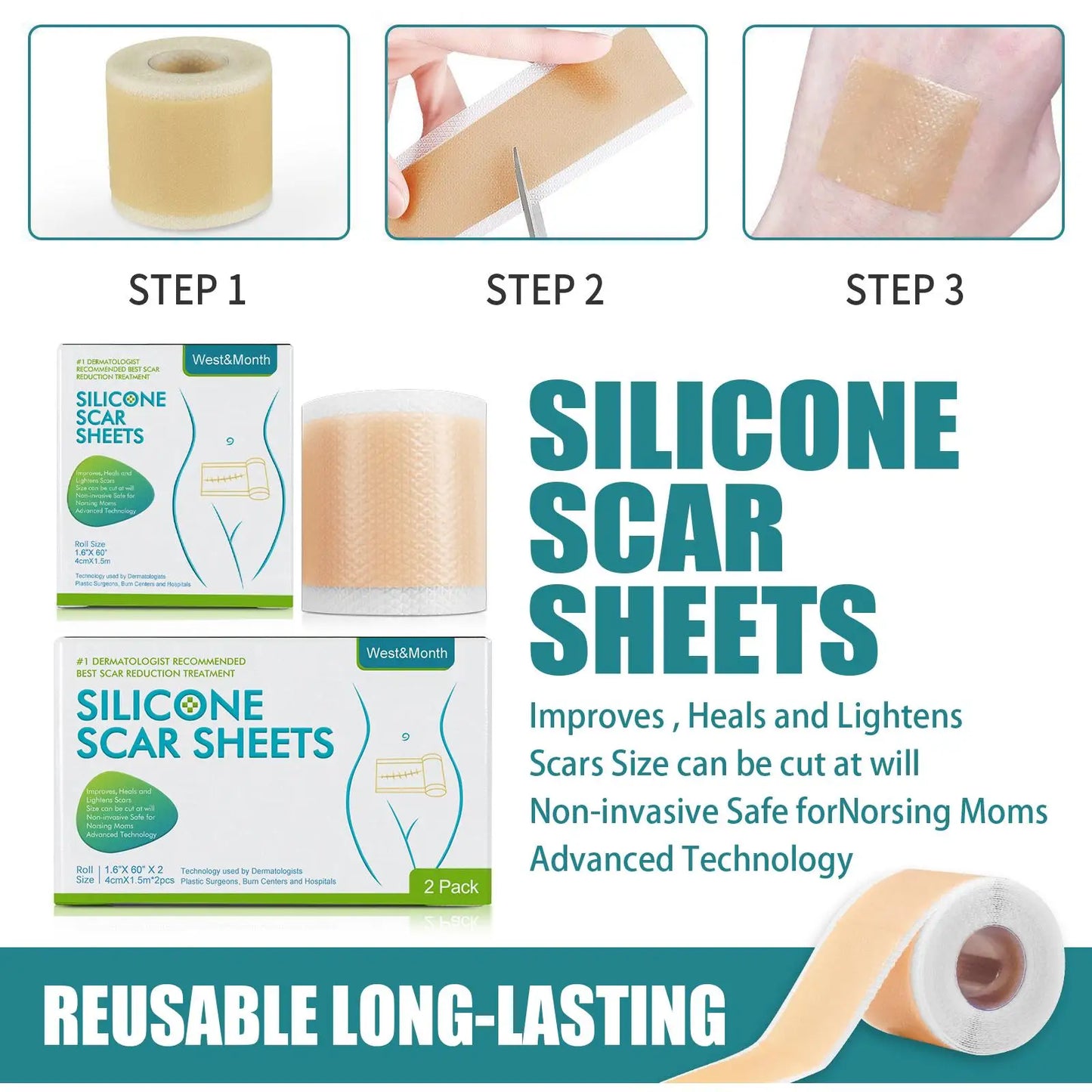 Silicon Scar Tape