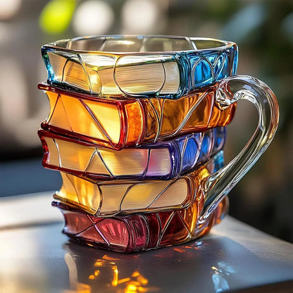 3D Painted Book Mug