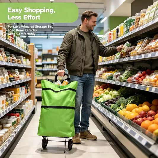 Foldable Rolling Shopping Bag