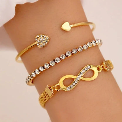 Crystal Heart Bracelet