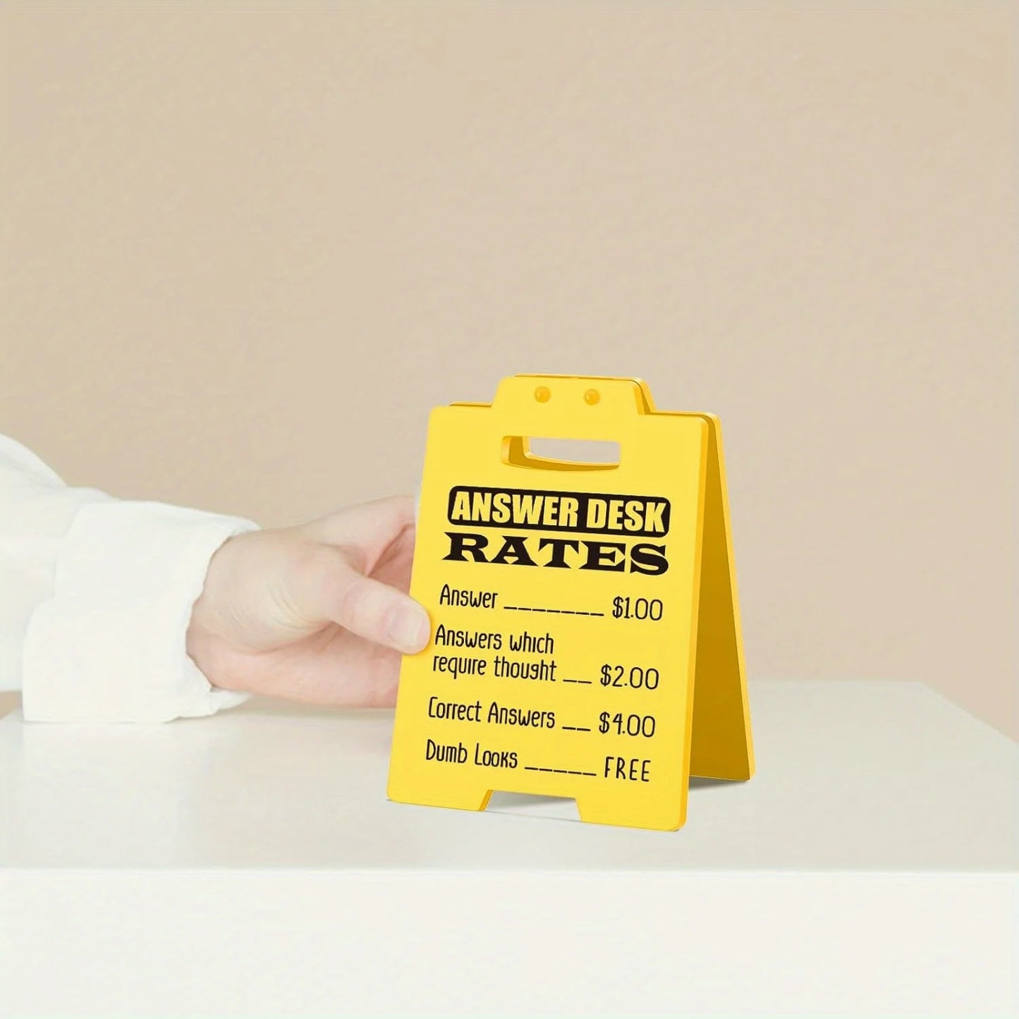 Funny Answer Desk Rates Office Cubicle Decor