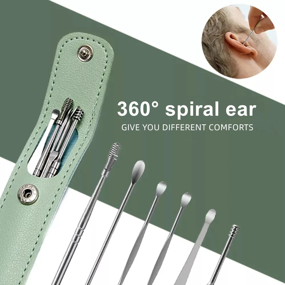 Spring EarWax Cleaner Tool Set