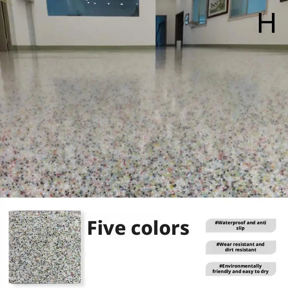 High-Gloss Marble Effect Epoxy Floor Coating