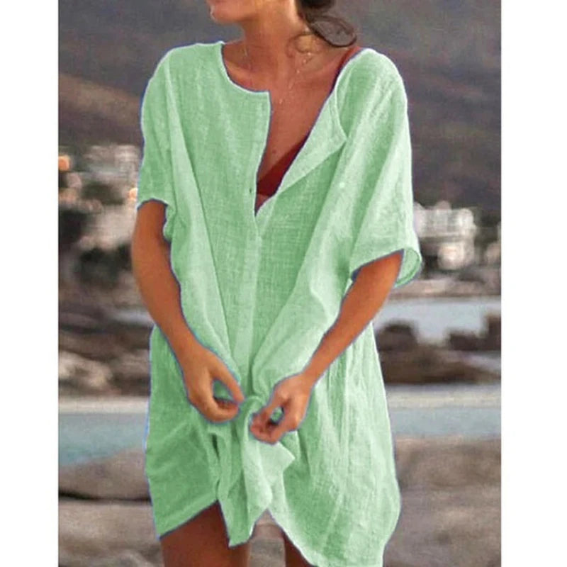 Retro Summer Cotton Dress