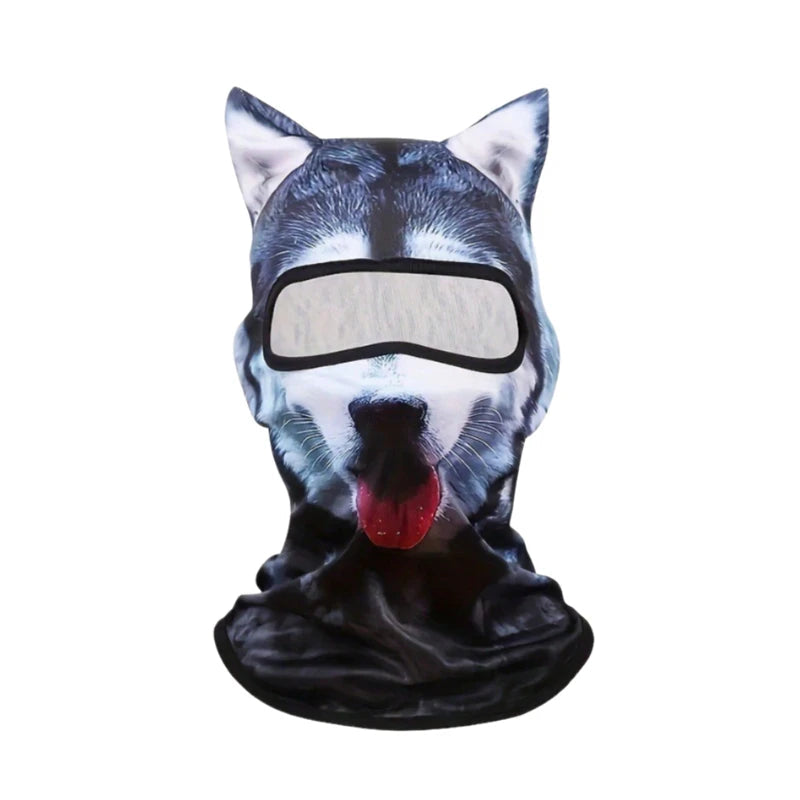 3D Animal Face Winter Balaclava