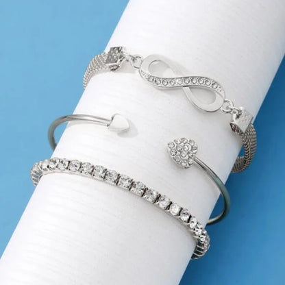 Crystal Heart Bracelet