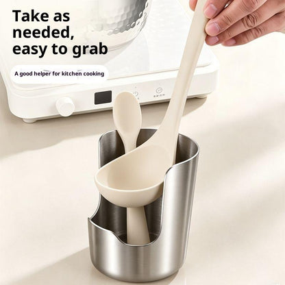 2-in-1 Stainless Steel Spoon & Lid Holder