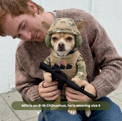 Pet Soldier Costume