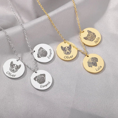 Custom Pet Photo Necklace