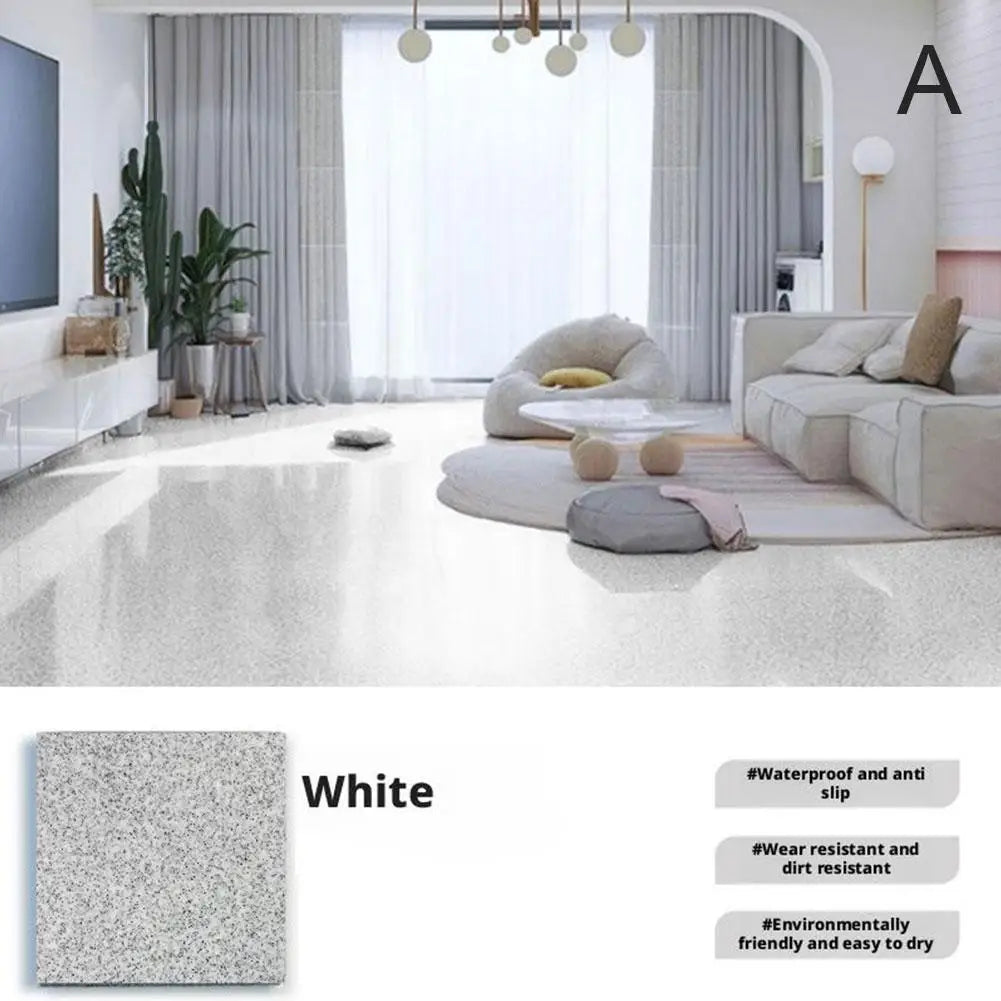 High-Gloss Marble Effect Epoxy Floor Coating