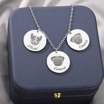 Custom Pet Photo Necklace
