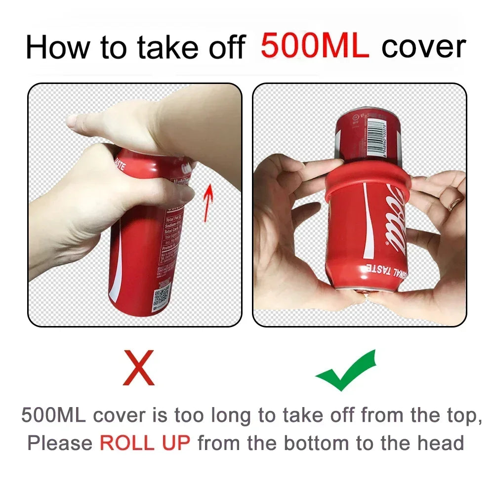 Silicone Beer Can Cover Sleeves