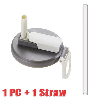 Soda Can Lid With Straw