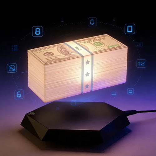 Floating Money Banknote Lamp
