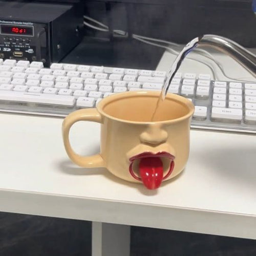 Funny Face Tongue Mug
