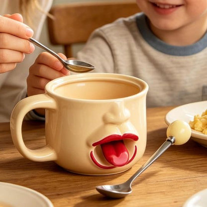 Funny Face Tongue Mug