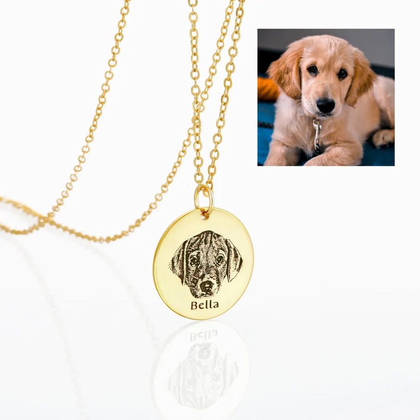 Custom Pet Photo Necklace
