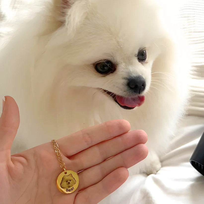 Custom Pet Photo Necklace