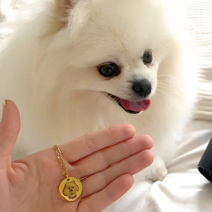 Custom Pet Photo Necklace