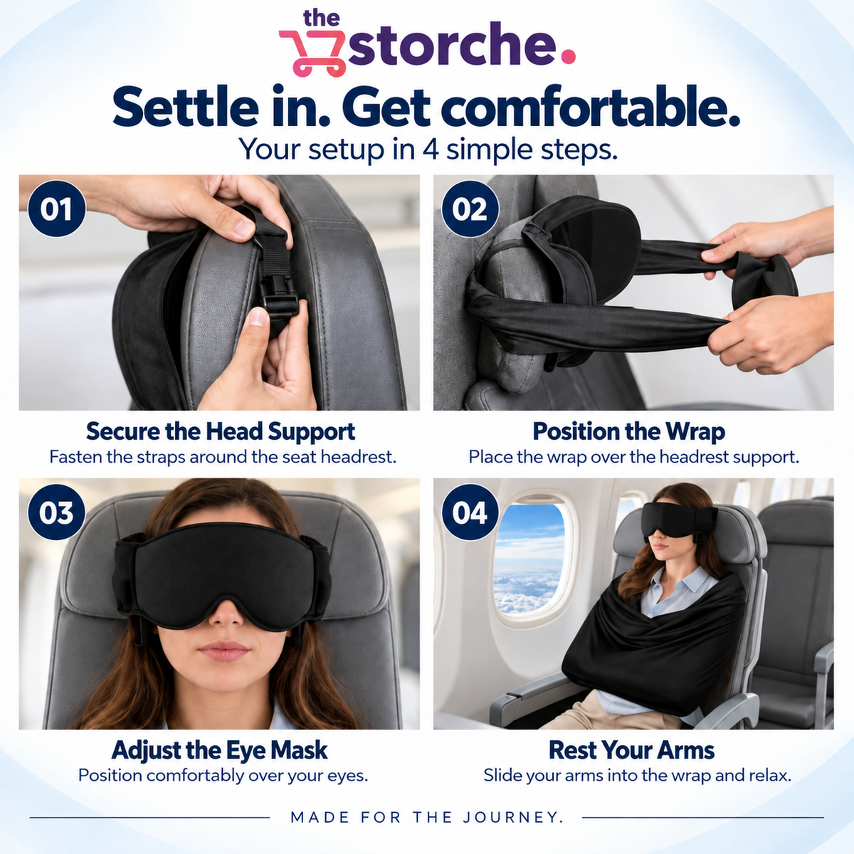 3-in-1 Travel Comfort Sleep Set