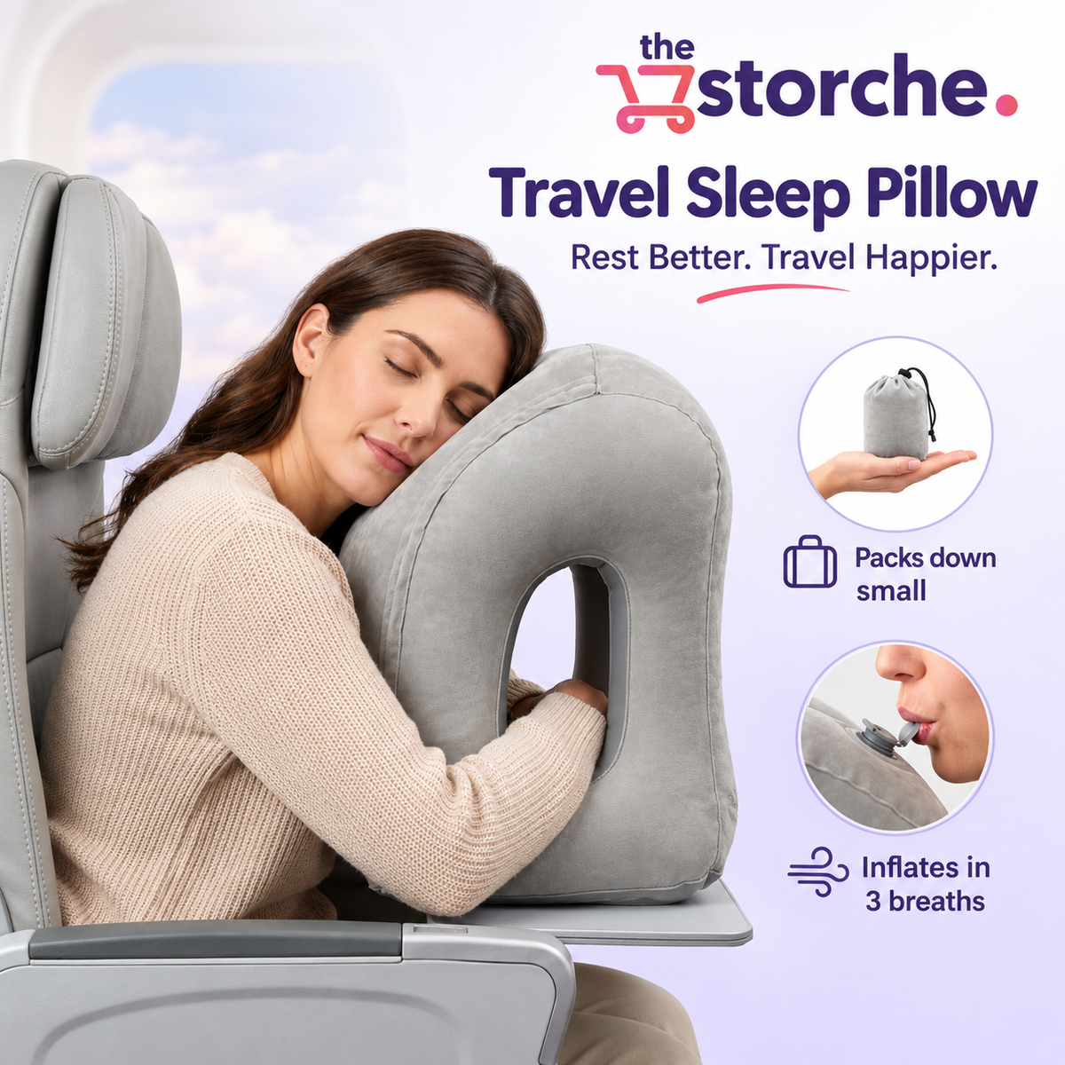 Travel Comfort Sleep Pillow