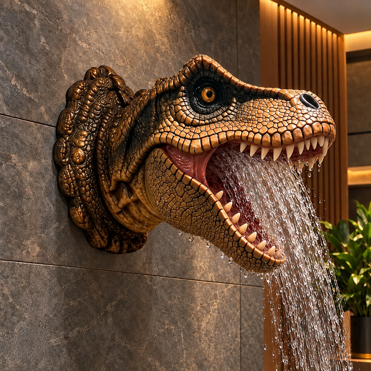 DinoSplash T-Rex Shower Head