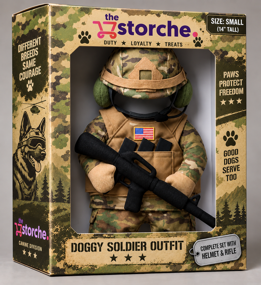 Pet Soldier Costume