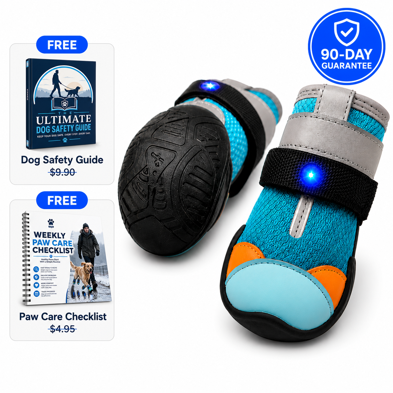 LED Dog Boots