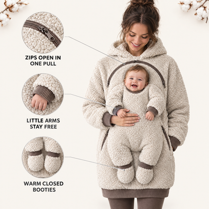CozyNest Mom & Baby Hoodie