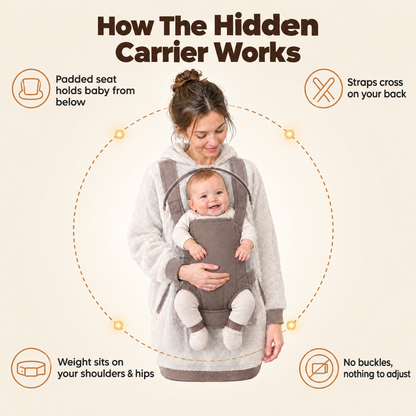 CozyNest Mom & Baby Hoodie