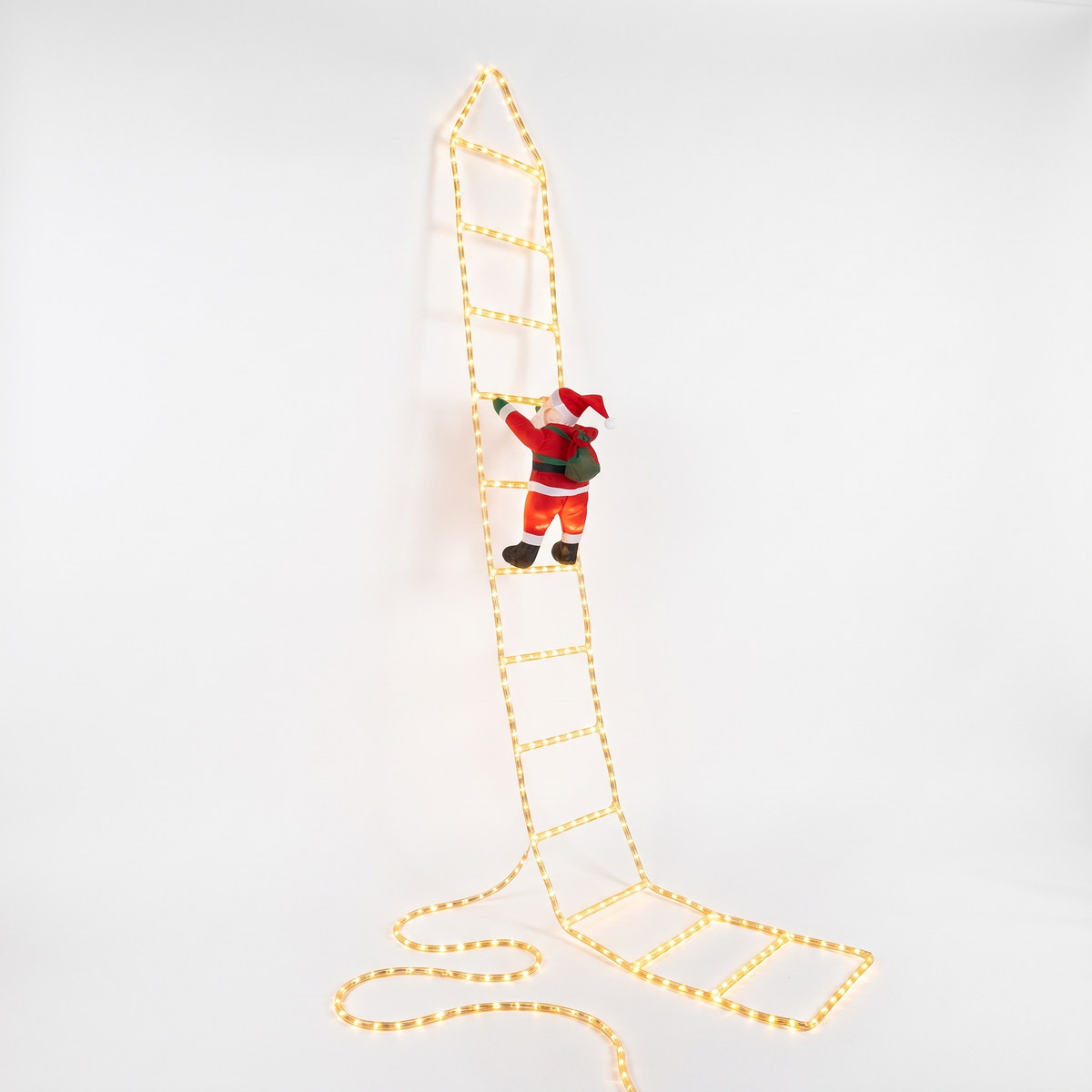LED Christmas Climbing Santa Ladder Lights