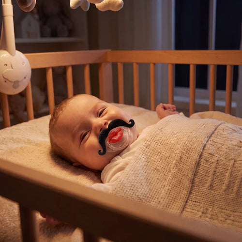 Kissable Mustache Baby Pacifier