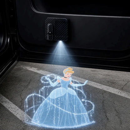 Princess LED Car Door Projector Lights