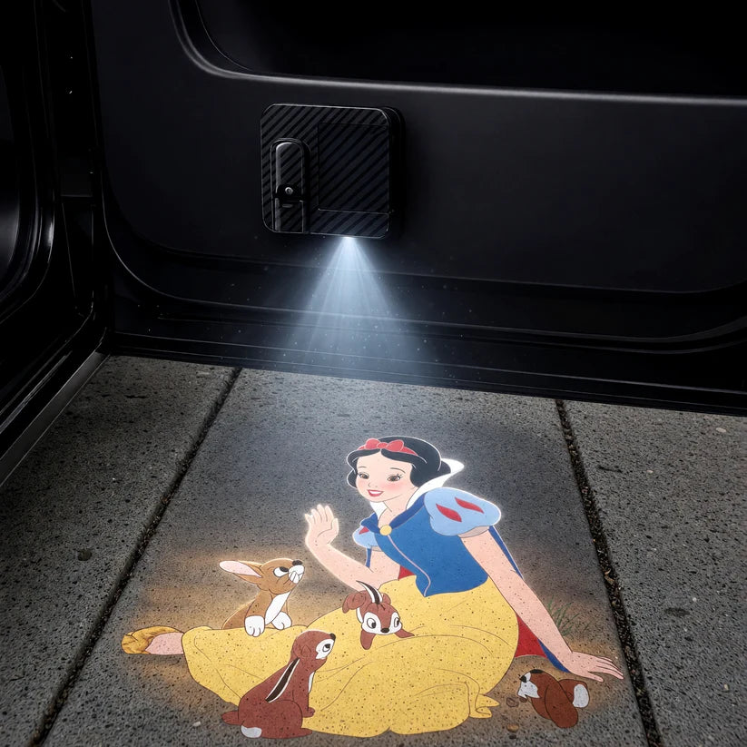 Princess LED Car Door Projector Lights