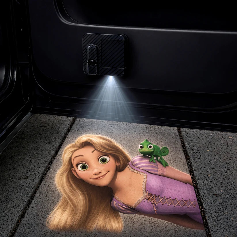 Princess LED Car Door Projector Lights